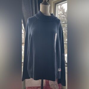 Tommy Hilfiger Navy Blue Crew Neck Sweater